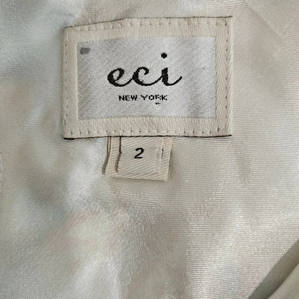 ECI New York Tropical Mini Dress V Neck Resort Vacation Size 2 - Picture 7 of 15